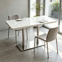 Tables de restaurant, table à manger, durable, OEM, ODM, moderne, pour hôtel, café, restaurant, mobilier