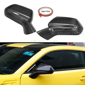 1Pair Real Carbon Fiber Add-On Car Rearview Side <b>Mirror</b> Cover Caps <b>Shell</b> for Chevy Camaro 2016-2018 SS RS ZL1 Side View <b>Mirror</b> - Product Image 1