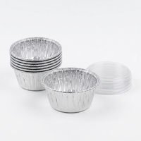 Barquette alimentaire ronde en aluminium de 1050 ml personnalisée, qualité alimentaire, 246x27mm, jetable, avec couvercle, pour rôtissage, plats à emporter et usage extérieur