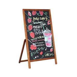<span class=keywords><strong>Pizarra</strong></span> Publicitaria con Soporte, Marco de Madera de Pino, No Plegable, <span class=keywords><strong>Pizarra</strong></span> de Restaurante para Escribir, <span class=keywords><strong>Pizarra</strong></span> Borrable, <span class=keywords><strong>Pizarra</strong></span> de Pie para Té con Leche - Product Image 4
