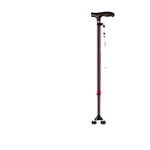 Bastón de cuatro patas Fulin FLSZ006 con altura ajustable, soporte para personas mayores, ayuda para caminar - Product Image 1