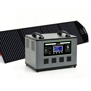 Station d'alimentation portable extérieure 2000W avec panneaux solaires, meilleure solution de stockage d'énergie, générateur solaire au lithium, batterie externe - Product Image 2