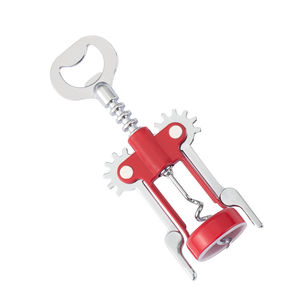 Ouvre-bouteille multifonctionnel en acier inoxydable, tire-bouchon pour usage domestique, forme ronde, matériau en alliage de zinc - Product Image 5