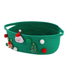 Bolsas de dulces de regalo de Navidad de Instagram de estilo moderno nórdico, galletas horneadas, recuerdos de manzana, cestas de mano para cestas de regalo de vacaciones - Product Image 4