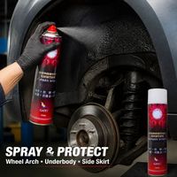 GATE 1K Revêtement sous-couche texturé caoutchouté à séchage rapide pour automobile, protection contre les éclats de pierre, 700ml pour l'aéronautique