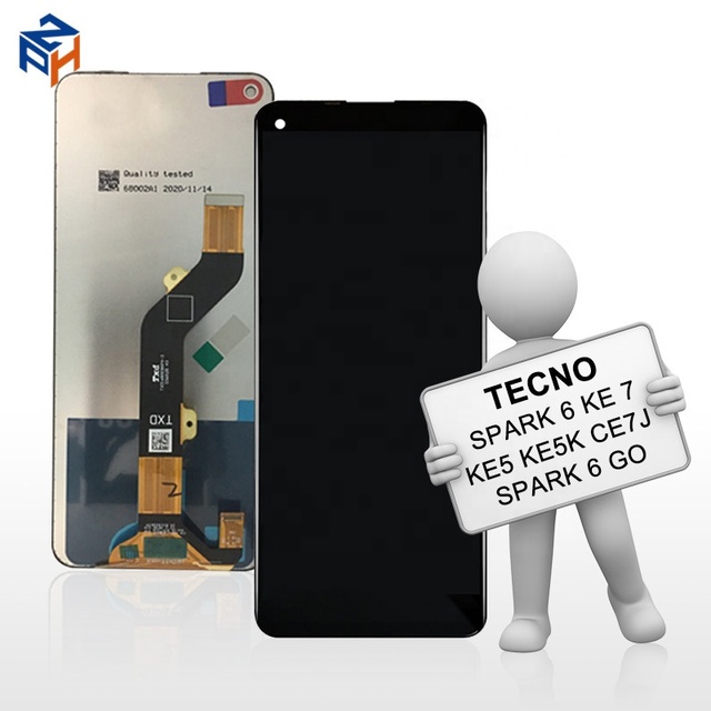 For Tecno Camon 12pro CC9 LC7 LC8 KD6 LCD Display Replacement for Tecno Spark 2 Ka7 Spark 3 Kb7 Touch Screen Ekran