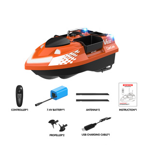 <span class=keywords><strong>Bateau</strong></span> télécommandé pour la pêche à la carpe Flytec V802 OEM, 500m, quatre compartiments, conception à double antenne et gain amélioré, système d'éclairage multifonctionnel - Product Image 6