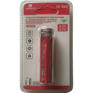 Batería Recargable Leovin 18650 de 12800mAh 4.2V, Parte Superior Plana, Alta Capacidad, Batería Digital - Product Image 1