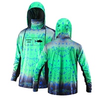 Chemise de performance pour la pêche, la randonnée en plein air, avec logo personnalisé, sublimée, UPF 50, imperméable, respirante, protection solaire, anti-UV