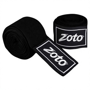 Bandages de boxe professionnels ZOTO en coton élastique pour l'entraînement en salle et la sécurité en combat – Vente en gros - Product Image 4