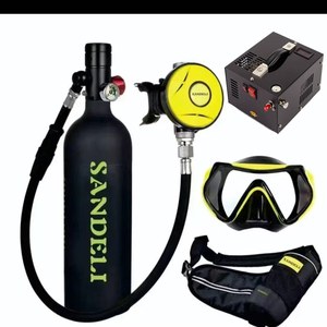 TUDIVING <span class=keywords><strong>Mini</strong></span> <span class=keywords><strong>Bouteille</strong></span> de <span class=keywords><strong>Plongée</strong></span> Portable 1L pour Sports Nautiques, Kit de <span class=keywords><strong>Plongée</strong></span>, <span class=keywords><strong>Compresseur</strong></span> d'Air 350W en Fer pour Snorkeling - Product Image 2