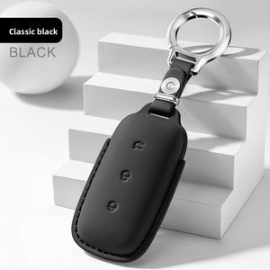 สำหรับ Geely Galaxy L7 L6 E5 E8 M9 Starship 7 ซองใส่กุญแจรถหนังแท้ พร้อมห่วงคล้องกุญแจ - Product Image 6