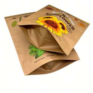 Agricultural Products and Vegetables Seed <b>Bags</b> Adhesive Packing Kraft Paper <b>Plastic</b> <b>Bag</b> - Product Image 2