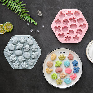 Moldes de Silicona para Pasteles con Tema de Miel y Abejas, Reutilizables, de Grado Alimenticio, Lindos Moldes Magnéticos de Silicona para Chocolate, Dulces y Hielo - Product Image 3