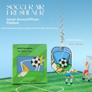Pendentif d'aromathérapie rotatif en forme de ballon de football pour voiture, élimination des odeurs, parfum longue durée, diffuseur créatif haut de gamme pour intérieur de voiture - Product Image 1