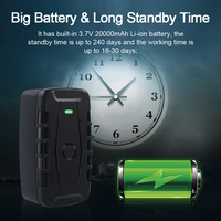 Traceur GPS de voiture en temps réel 4G TK918 avec batterie 20000mAh Longue autonomie Traceur magnétique Dernier modèle LTE & GPS Navigation Tkstar