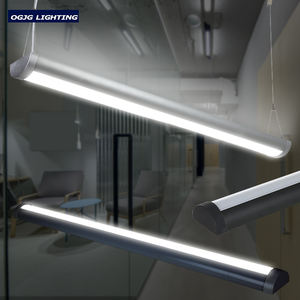 Lámpara Colgante LED Lineal con Carcasa de Aluminio, Tubo LED Colgante para Salas de Reuniones, Lámpara de Araña Moderna y Lámpara Colgante - Product Image 1