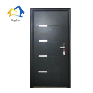 <span class=keywords><strong>Porte</strong></span> <span class=keywords><strong>blindée</strong></span> en acier résidentielle économique, portes d'entrée en acier de sécurité pour la maison - Product Image 2
