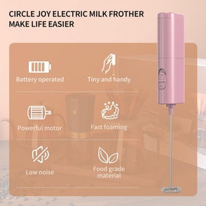 Espumador de Leche Automático de Tamaño Viaje, Espumador de Leche Portátil a Pilas, Espumador de Café Manual a Pilas - Product Image 3