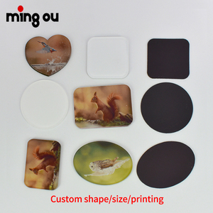 Aimant de réfrigérateur en acrylique vierge découpé sur mesure pour réfrigérateur Décoration Cadeau Impression logo Aimants de réfrigérateur en acrylique à sublimation - Product Image 4