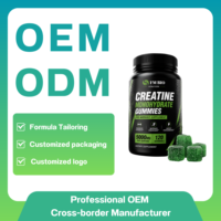 Gummies de créatine OEM/ODM d'usine – Créatine monohydrate à croquer pour une puissance explosive et une absorption rapide des muscles – Supplément privé