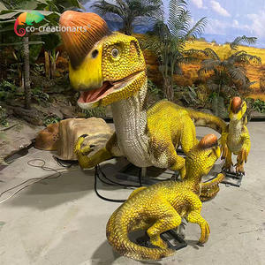 Dinosaure qui pond des œufs à commande sensorielle - Modèle de dinosaure animatronique réaliste avec fonctions de marche et de rugissement - Product Image 3