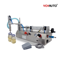Machine de remplissage de bouteilles liquides, 50-5000 ml, Semi-automatique, pour huile, parfum, jus