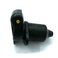 Prise Standard de remorque 12v, 3 broches, 2 points de fixation, prise de remorque avec couverture