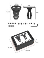 Système de verrouillage rapide SIVI, adaptateur de holster modulaire tactique en métal pour la chasse, kit de plateforme de sangle de jambe