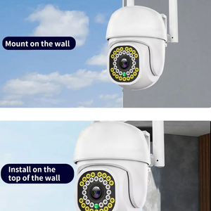 Monitor de Pantalla HD de 4 Canales, Visión Nocturna a Todo Color, Intercomunicador Bidireccional, PTZ 360, Kit de CCTV Inalámbrico Wifi NVR, Sistema de Cámara de Seguridad - Product Image 4