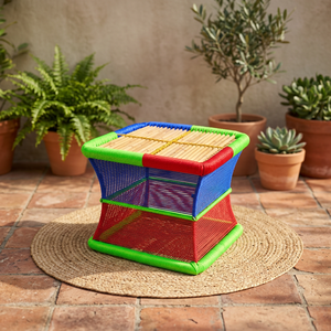 Modern Hotel-Style Outdoor Rattan Furniture Accessories <b>Garden</b> Decorative Bent <b>Table</b> Chair Breakfast Set Comfortable Living Room - Product Image 1