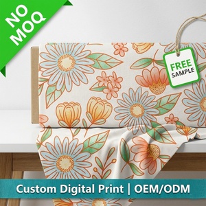 Tela de <span class=keywords><strong>Lino</strong></span> Ecológica SIN Pedido Mínimo, Impresión Digital Personalizada, Tela de <span class=keywords><strong>Lino</strong></span> 9S 100% Orgánica de China para Ropa - Product Image 2