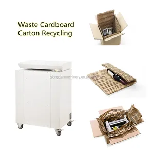 Waste recycle cross cut paper shredders cardboard cutting machine carton box shredder price