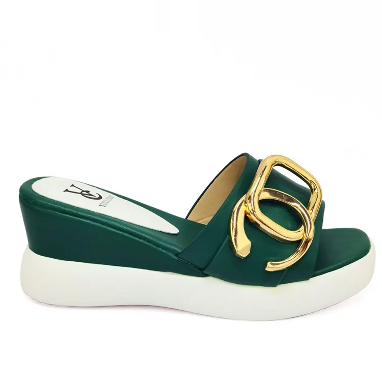 AB9033-Zapatillas de talla grande para mujer, zapatillas de Color sólido con punta abierta, zapatos de mujer