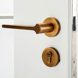 2020 Fasion Thiết Kế Bắc Âu Phong Cách Vàng Đồng Hoa Hồng Cửa Xử Lý Khóa - Product Image 2