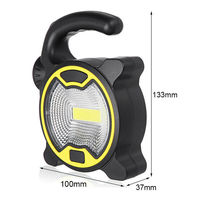 Lampu Sorot Portabel Baterai AA Harga Murah 1W LED dan 3W COB Mini Lampu Pegangan Kuat untuk Berkemah