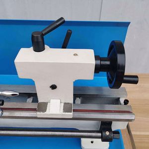 Torno de banco metálico, taladro de columna, torno de madera, máquina de torno manual pequeña para metal, torno de madera, fresadora - Product Image 5