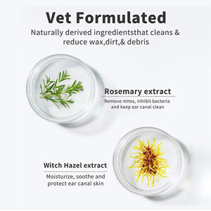 Lenços de Cuidado para Ouvidos de Animais de Estimação, Remove Eficazmente Sujeira, Escamas e Previne Ácaros para Cães e Gatos - Product Image 5