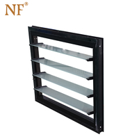 Foshan NF de seguridad de persiana de aluminio ventanas de vidrio