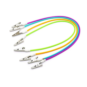 Clips de bavoir dentaire jetables en silicone rose, noir et coloré pour patients dentaires - Product Image 1