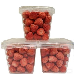 Food box Plastic clear square 1L 30 oz freeze dried strawberries Air <b>Tight</b> With Leak-Resistant Lids container security <b>lock</b> - Product Image 1