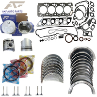 Car Engine D4BH D4BA D4BF Auto Engine Systems Overhaul Gasket Kit Piston Valve Main Connecting Rod Bearing Set for Hyundai 2.5T