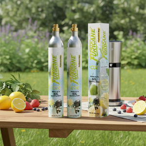 Bombola per Gasatore d'Acqua da 0,6L, Grado Alimentare, CO2 Disponibile, Prezzo di Fabbrica all'Ingrosso, OEM Disponibile - Product Image 6