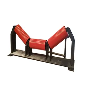 Conveyor Rollers Manufacturers Conveyor Belt Supporting Steel Guide Rollers With Good Sealing Bearing Housing For Lead Mining Duty Application