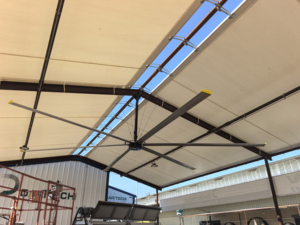 US Warehouse Stock Bonawind 16ft HVLS Industrial Ceiling <b>Fan</b> with Aluminum Blades PMSM Motor and 405900CFM for <b>Large</b> Cooling - Product Image 3