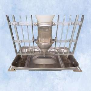 Mangeoire automatique Hengyin pour élevage porcin, nouvelle génération, pour aliments secs et humides, en plastique et acier, capacité 50 kg, utilisation prolongée, garantie 1 an - Product Image 2