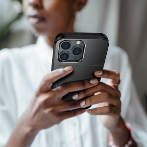 Mẫu Mới TPU + PC <span class=keywords><strong>Slider</strong></span> Cover Thẻ Tín Dụng Khe Cắm Ví Điện Thoại Cho iPhone 13 - Product Image 5