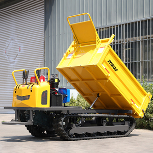 Passage des marécages <span class=keywords><strong>2T</strong></span> 3T <span class=keywords><strong>Mini</strong></span> Dumper sur chenilles TOROS Piste à bas prix Hydraulique 4ton Crawler Dumper Transporter - Product Image 4