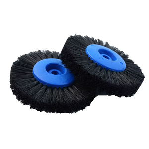 Rigida Dia 80mm attrezzature da laboratorio odontoiatriche per creazione di gioielli Buff strumenti rotanti in setole dure nere scrocco per lucidare le ruote - Product Image 4