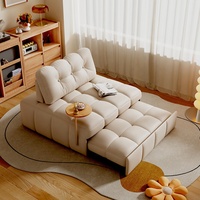 Sofá cama plegable individual moderno, chaise longue cuajada de frijol, sofá modular Perezoso